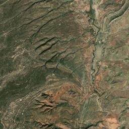 Hunters Point Arizona map(satellite map)