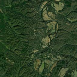 Flat Woods Tennessee Satellite Map