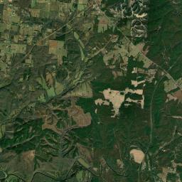 Metal Ford Tennessee Satellite Map