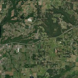 Dyer Arkansas map(satellite map)