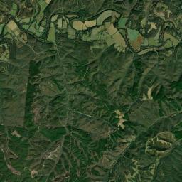 Turkey Track Tennessee Satellite Map