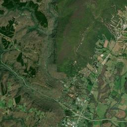 Brush Creek Tennessee Satellite Map