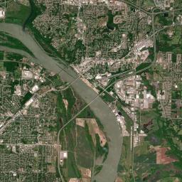 Van Buren Arkansas Satellite Map