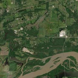 Hinkle Arkansas map(satellite map)