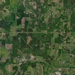 Rose Bud Arkansas Satellite Map