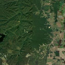 Center Tennessee Satellite Map