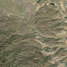 La Panza California map(satellite map)