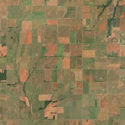 N2080 Rd Canute OK 73626 America Satellite Map
