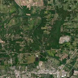 Bee Rock Arkansas map(satellite map)