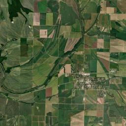Cloar Arkansas map(satellite map)