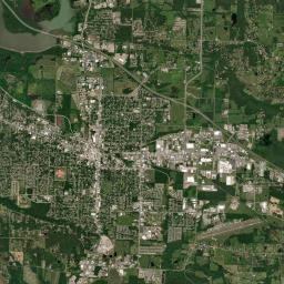 Bernice Arkansas map(satellite map)