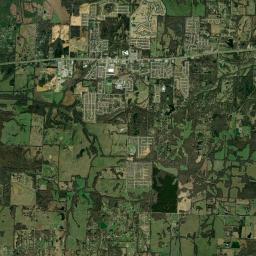 Oakland Tennessee Satellite Map