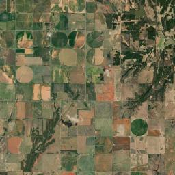 Caddo County Satellite Map