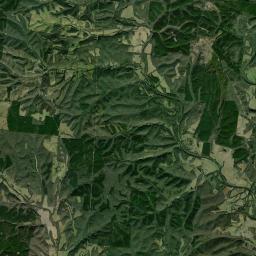 Upper Holly Creek Tennessee Satellite Map