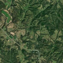 Kelso Tennessee Satellite Map