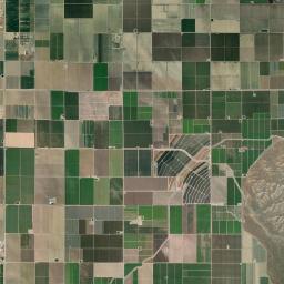 Meridian California map(satellite map)