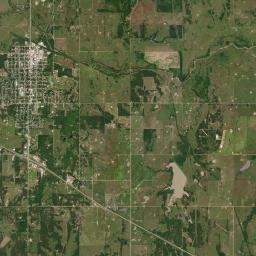 126-198 West 2nd Street Wewoka OK Satellite Map