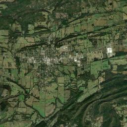 Booneville Arkansas map(satellite map)
