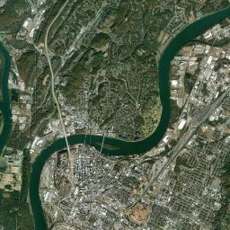 Woodland Heights Tennessee Satellite Map