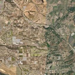 Los Berros California map(satellite map)