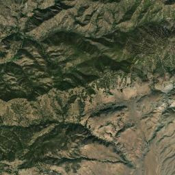 Twin Lakes California map(satellite map)