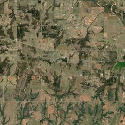 McClain County Satellite Map