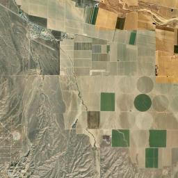 New Cuyama California map(satellite map)