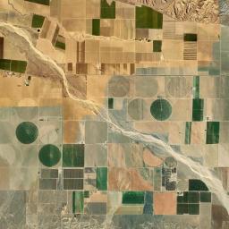 Cuyama California map(satellite map)