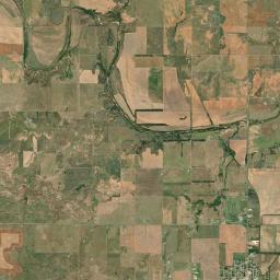 Greer County Satellite Map