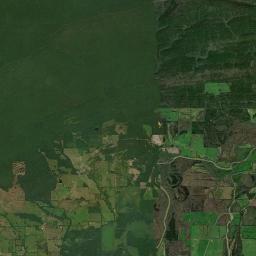 Young Gravelly Arkansas Satellite Map