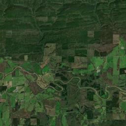 Bluffton Arkansas map(satellite map)