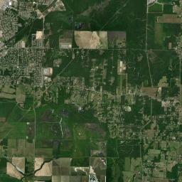 South Bend Arkansas Satellite Map