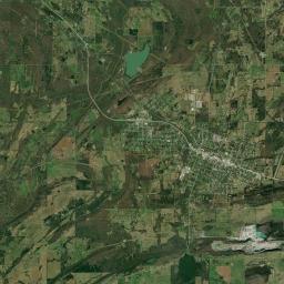 100 North 10th Street Hartshorne OK Satellite Map