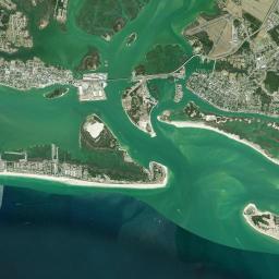 Beaufort Satellite Map