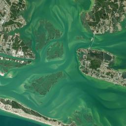 Harkers Island Satellite Map