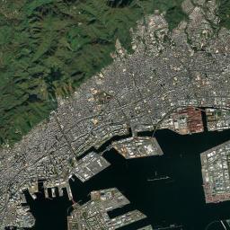 Kobe Satellite Map