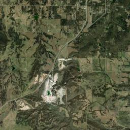 Pontotoc County Satellite Map