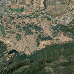 Solvang California map(satellite map)