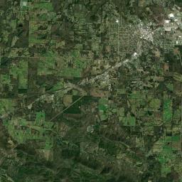Dallas Arkansas map(satellite map)