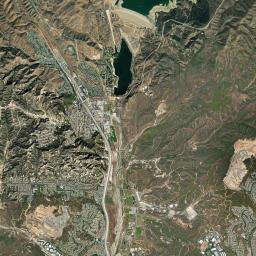 Castaic California map(satellite map)
