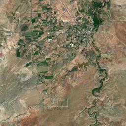 Saint Johns Arizona map(satellite map)