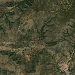 Strawberry Arizona map(satellite map)
