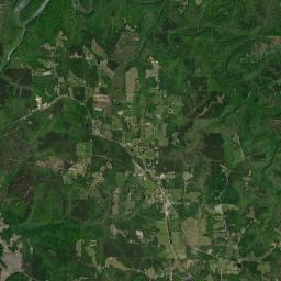 Hodges Alabama map(satellite map)