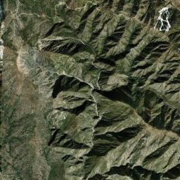 Big Pines California map(satellite map)