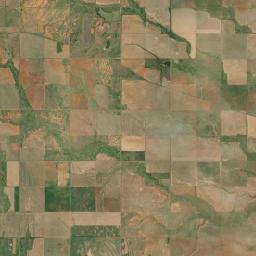 Tillman County Satellite Map