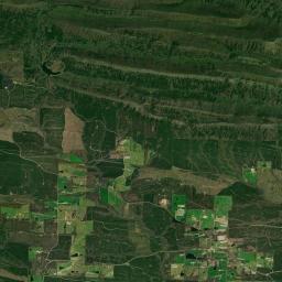 Athens Arkansas map(satellite map)