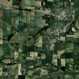 Burks Arkansas map(satellite map)