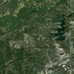 Cherokee County Satellite Map