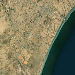 Skhira Satellite Map