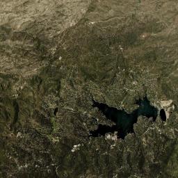 Blue Jay California map(satellite map)